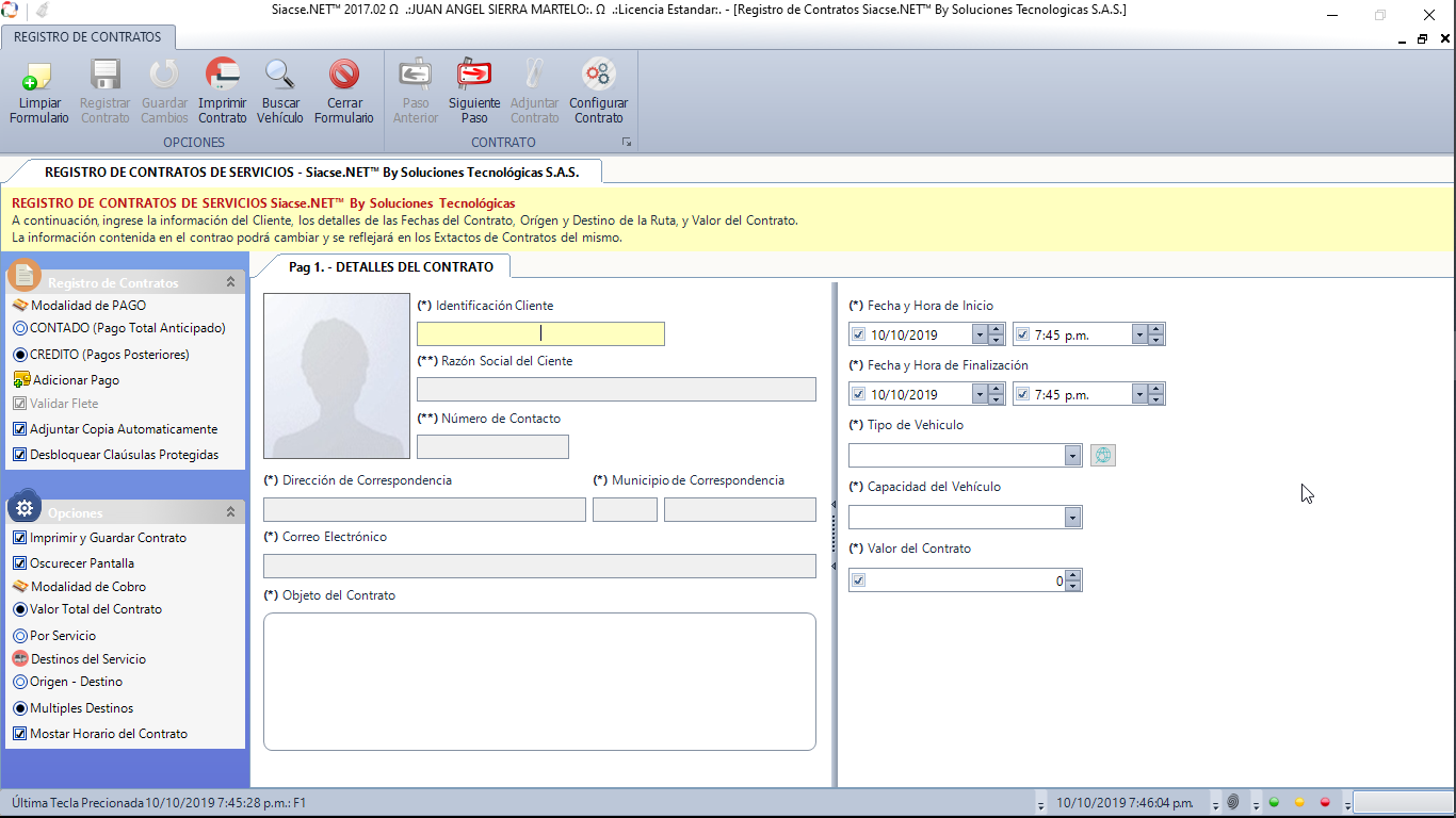 Siacse.NET™ Registro de Contratos. Siacse.NET™ Registro de Contratos.