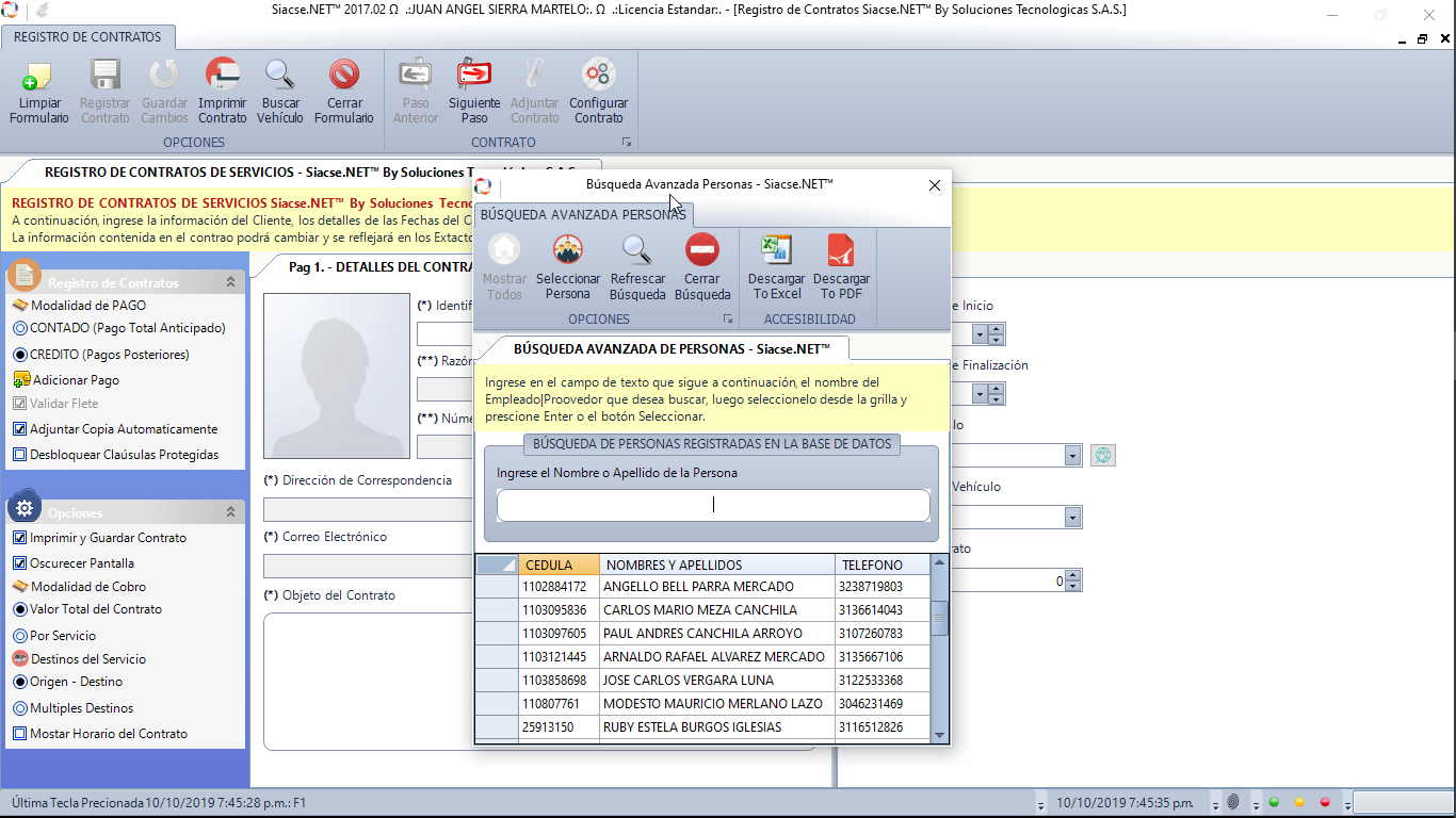 Siacse.NET™ Registro de Contratos. Siacse.NET™ Registro de Contratos.