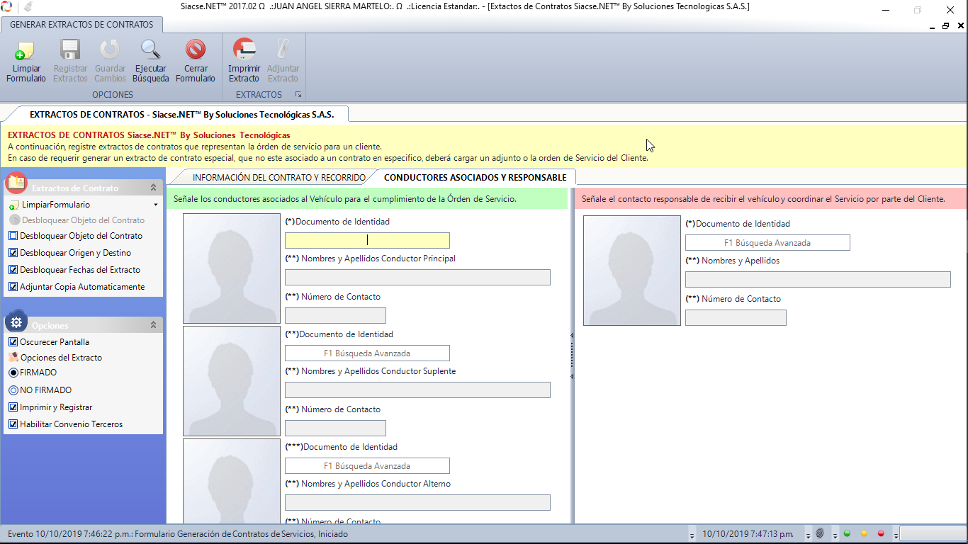 Siacse.NET™ Registro de FUEC Siacse.NET™ Registro de FUEC